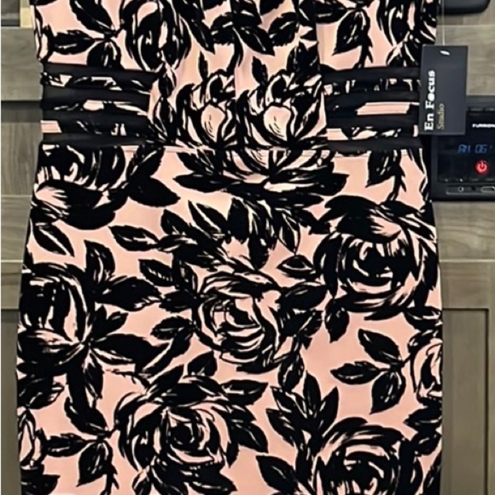 Party Dress with a splash of color